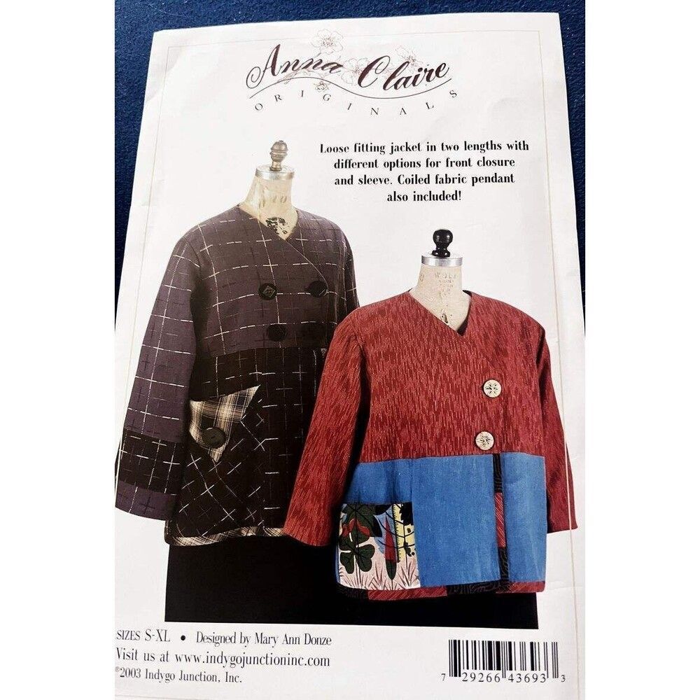 Anna Claire Originals Indygo Junction IJ693 Mixed to Match Jackets S to XL New